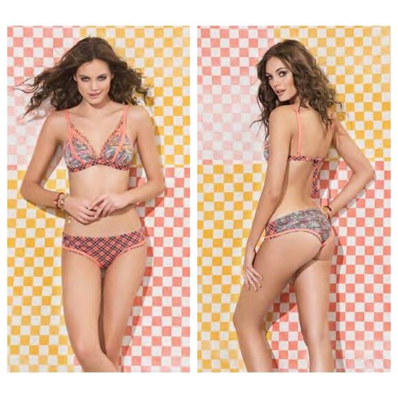 Maaji Scotch Garden reversible bikini bottom Size Large - Picture 1 of 6